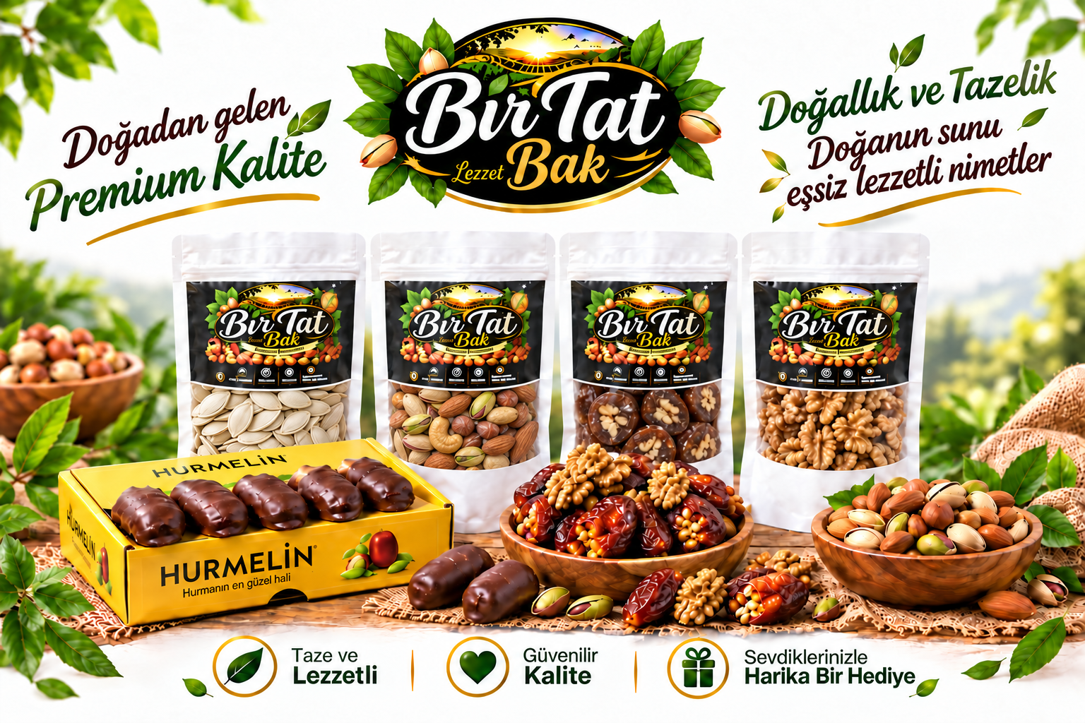 Bir Tat Bak beyaz paketleri ve kampanya ürünleri
